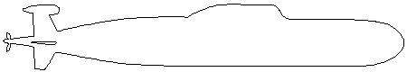 Drawing of 971 (Shuka-B) - Akula